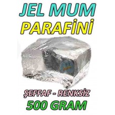 Jel Mum Parafini Şeffaf Mum 500 Gram