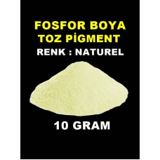 Fosfor Boya Karanlıkta Parlayan Naturel 10 Gram