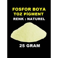 Fosfor Boya Karanlıkta Parlayan Naturel 25 Gram