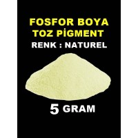 Fosfor Boya Karanlıkta Parlayan Naturel 5 Gram