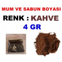 Mum ve Sabun Boyası Kahverengi 4 Gr