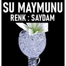 Su Maymunu - Saydam Renksiz Su Topları - Suda Büyüyen Jeller 100 Adet