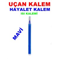 Uçan Kalem Isı Kalemi Hayalet Kalem Mavi