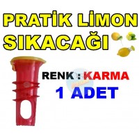 Pratik Plastik Limon Sıkacağı - Kolay Limon 1 Adet 